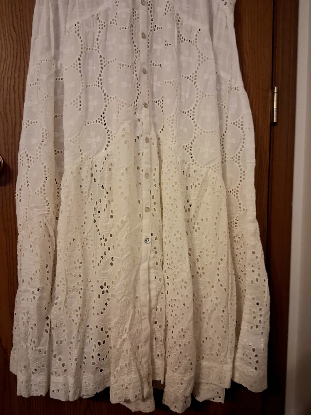 Jaded Gypsy Eyelet Button Down Dress / Duster Sz S/M - Picture 7 of 12